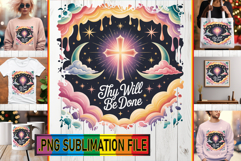 RADIANT PNG Art for TSHIRTS, Christian Product Image 1