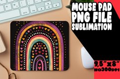Celestial Shadowed Chroma: Sublimation Mouse Pad Art on Product Image 1