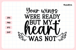 40 Heartfelt Memorial Quotes SVG Bundle Product Image 16