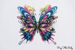 Smoke Butterflies Clipart PNG Product Image 1