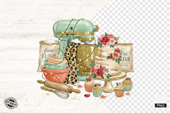 Doodle Baking Sublimation Png Product Image 1