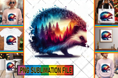 Whimsical Tote Bag Designs PNG, Animals Art Product Image 1