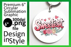 Chic Round Design Car Coaster PNG , Valentines Product Image 1