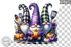 Halloween Kitchen Gnome Sublimation - Clipart PNG Design Product Image 1