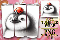 BREATHTAKING SUNSETS 20oz TUMBLER WRAP, Cute Animals Product Image 1