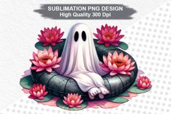 Halloween Ghost - Halloween clipart Sublimation PNG Design Product Image 1