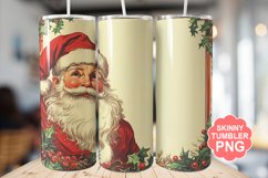 Santa Christmas Tumbler | Christmas Tumbler Wrap Product Image 1