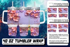 Shimmering Leopard Petal Wrap 40oz Product Image 1