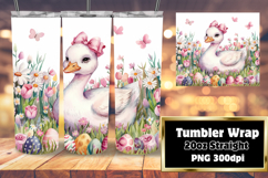 Sublimation Tumbler Template 20oz , Cute Easter Product Image 1