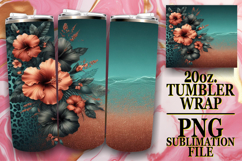WHIMSICAL MOMENTS 20oz TUMBLER WRAP, Leopard Prints Product Image 1