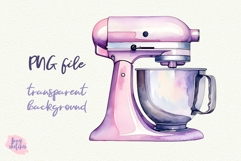 KitchenAid Stand Mixer Sublimation PNG Baking Clipart Product Image 1