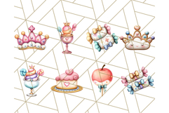 Princess Tea Party PNG Clipart with Teacups &amp; Fancy Treats Product Image 6