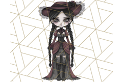 Gothic Halloween Clipart Dark Aesthetic PNG, Halloween Png Product Image 2
