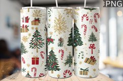 Christmas Tree Tumbler Wrap -High Quality 300 Dpi Product Image 1