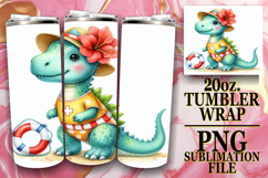 Bright Reflections 20oz tumbler wrap, Dino Product Image 1