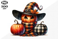 Halloween Pumpkins Sublimation - Clipart PNG Design Product Image 1