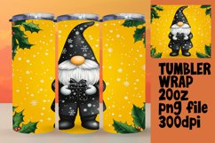 Christmas Gnome 20oz Wrap Design for Sublimation PNG Product Image 1
