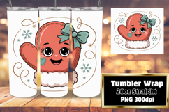 20oz Sublimation Design Download , Cute Christmas Product Image 1