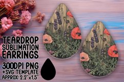 Elegant Vintage Flower Earring Selection PNG Product Image 1