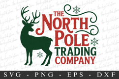 The North PoLe Trading Company Svg | Christmas svg Product Image 1