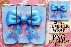 Whimsical views 20oz tumbler wrap, Christmas Product Image 1