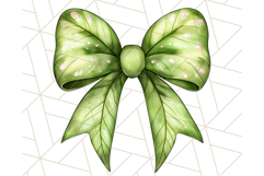 Watercolor Summer Bow Clipart PNG, Coquette Bright Bow Png Product Image 2