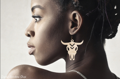 Western earrings svg bundle, cowboy earring template Product Image 7