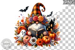 Halloween Gnome Sublimation - Clipart PNG Design Product Image 1