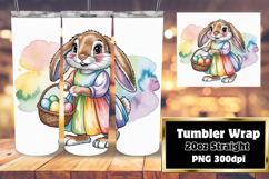 PLAYFUL 20oz Tumbler Design , Easter Bunny Product Image 1