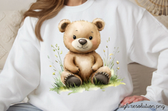 Adorable Cute Fairy Woodland Clipart PNG Product Image 1