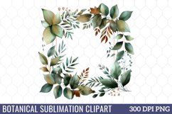 Botanical Sublimation Clipart Product Image 1
