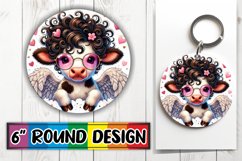 Cheerful Round Design Sublimation PNG, Valentines Product Image 1