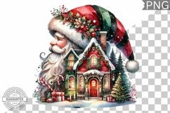 Christmas Santa Sublimation - Clipart PNG Design Product Image 1