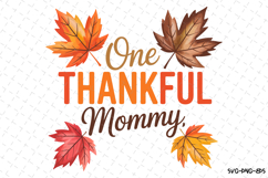 One Thankful Mommy Svg | Halloween Svg | Svg Cut Files Product Image 1