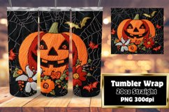 SOPHISTICATED 20oz Sublimation Tumbler , Halloween Product Image 1