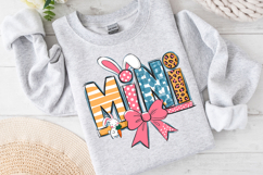 Mini Easter Bunny Clipart, Happy Easter Sublimation PNG Product Image 4