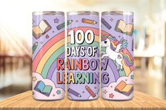 100 Days Of School Tumbler wrap, Teacher Day 20oz Tumbler Product Image 1