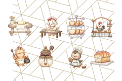 Cottagecore Kitchen Chicken Clipart PNG, Fairytale Style Product Image 6