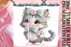 Meow Magic: Tumbler Wrap Cat Lover Product Image 1