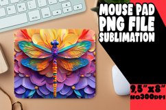 Radiant Lively Spectrum Mouse Pad, Sublimation Product Image 1