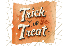 Vintage Halloween PNG Clipart, 1950s Retro Graphics Clip Art Product Image 2