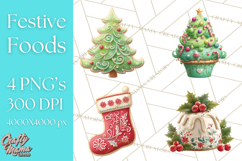 Christmas Sweets Food Cookies PNG Product Image 1