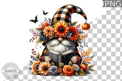 Halloween Gnome Sublimation - Clipart PNG Design Product Image 1