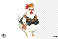Halloween Chicken Clipart Product Image 1
