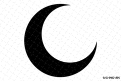 Moon Svg | Halloween Svg | Svg Cut Files Product Image 1