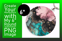Bright Circle Design Coaster Artwork , Abstract Pattern Product Image 1