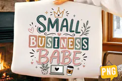 Small Business Babe Sublimation | Small Business png Product Image 2
