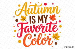 Autumn is my favorite color Svg | Halloween Svg | Svg File Product Image 1
