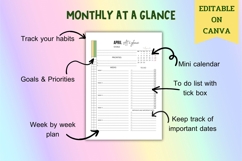 2027 Monthly Planner - Editable Planner Product Image 4