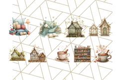 72 Cozy Cabin Critters Clipart PNG, Fall Animal Png Product Image 2